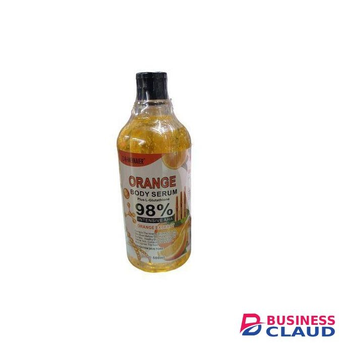 DR MEINAIER Orange , L-Glutathione and AHA Face & Body Serum. Moisturizes, Brightens, Fades Dark Spots, Acne Marks, Firms, Shrink Pores, Softens, Heals, Lightens & Evens the skin tone