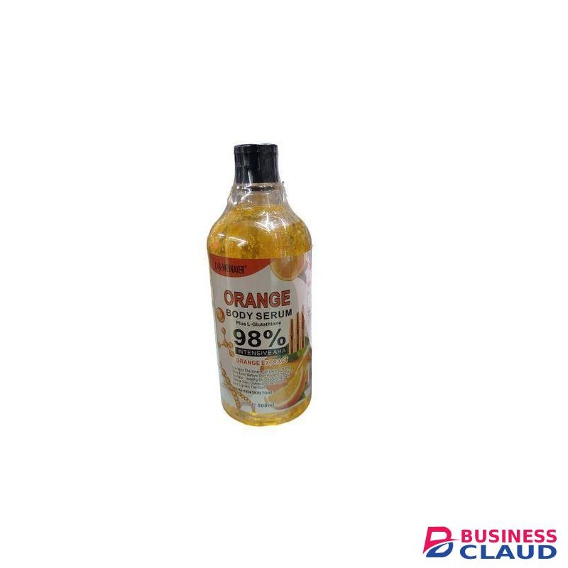 DR MEINAIER Orange , L-Glutathione and AHA Face & Body Serum. Moisturizes, Brightens, Fades Dark Spots, Acne Marks, Firms, Shrink Pores, Softens, Heals, Lightens & Evens the skin tone
