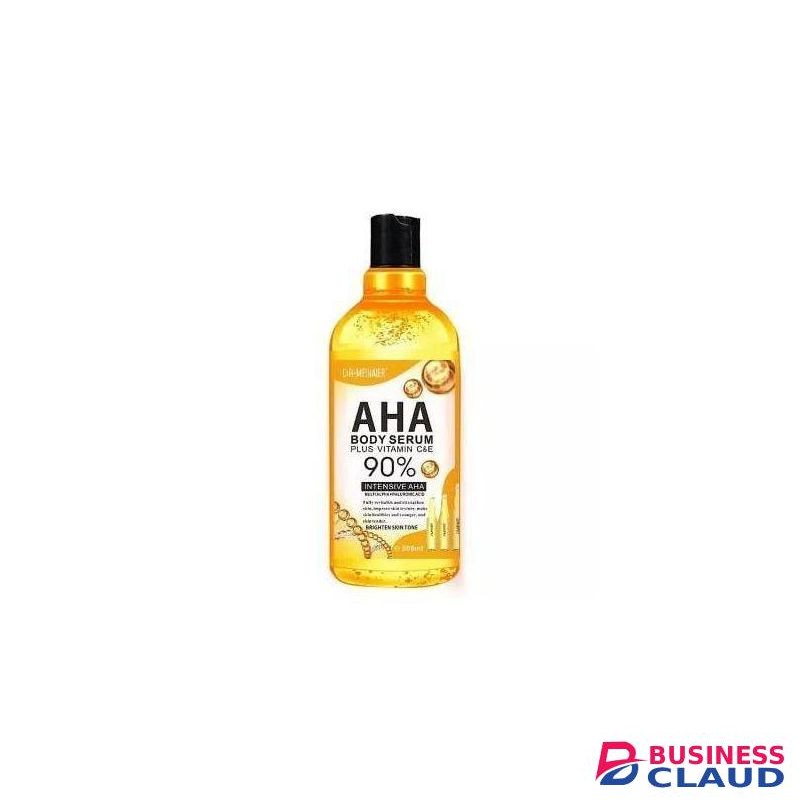 DR MEINAIER AHA Body Serum with Vitamin C & E - 500ml, Brightens and exfoliates the skin