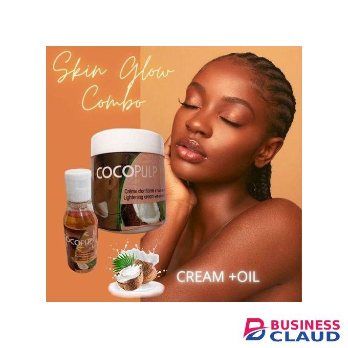 Cocopulp Moisturizing,Lightening&Brightening COMBO With Coconut Oil.
