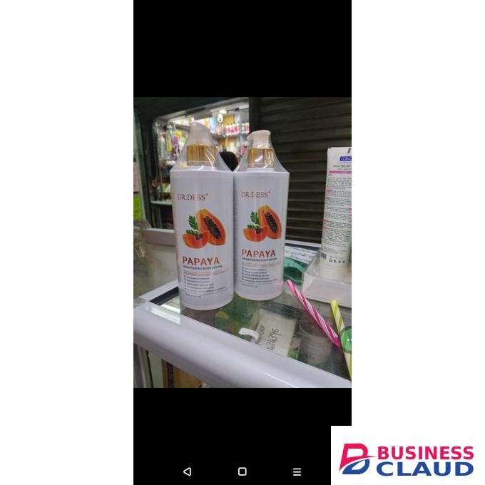 Dr. Dess Papaya Brightening Body Lotion Radiant Glow And Even Skin tone