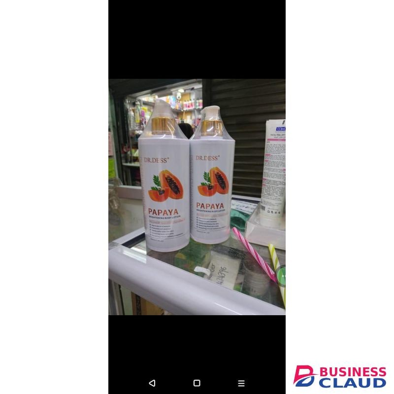 Dr. Dess Papaya Brightening Body Lotion Radiant Glow And Even Skin tone