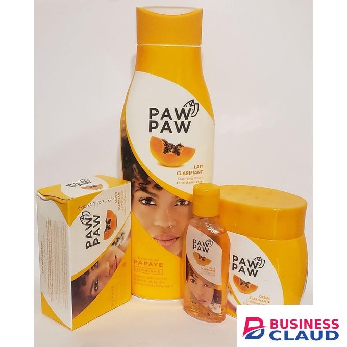 Paw Paw Dark spot remover, Clarifying Cream, Skin Lightening Body Oil With Vitamin E + Clarifying Lotion set