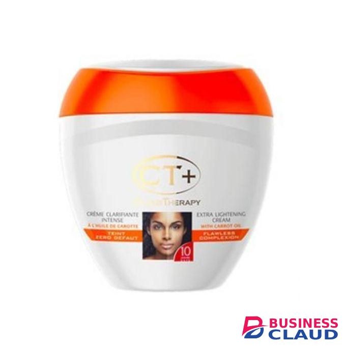 Ct+ Clear Therapy Extra Lightening Cream With Carrot oil 200g For Flawless Complexion-Smoothens&moisturizes 200ml