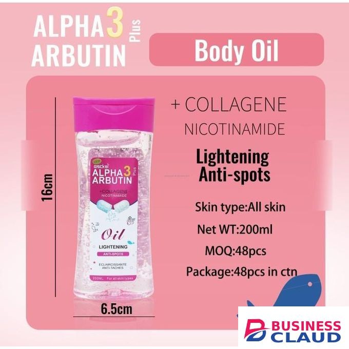 OSCKAL Alpha Arbutin 3+ Oil for Brightening Pigmentation, Clarifying Anti-Wrinkle, Face and Body Skin Oils