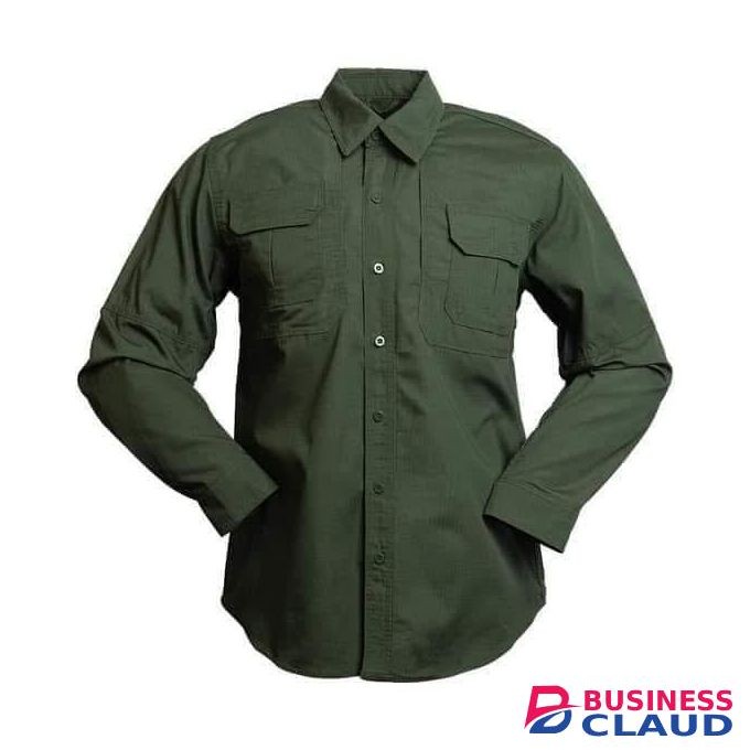 Outdoor 511 Hiking Shirt Removable Quick Dry Breathable Tactical Shirt -Green