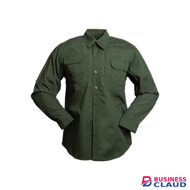 Outdoor 511 Hiking Shirt Removable Quick Dry Breathable Tactical Shirt -Green