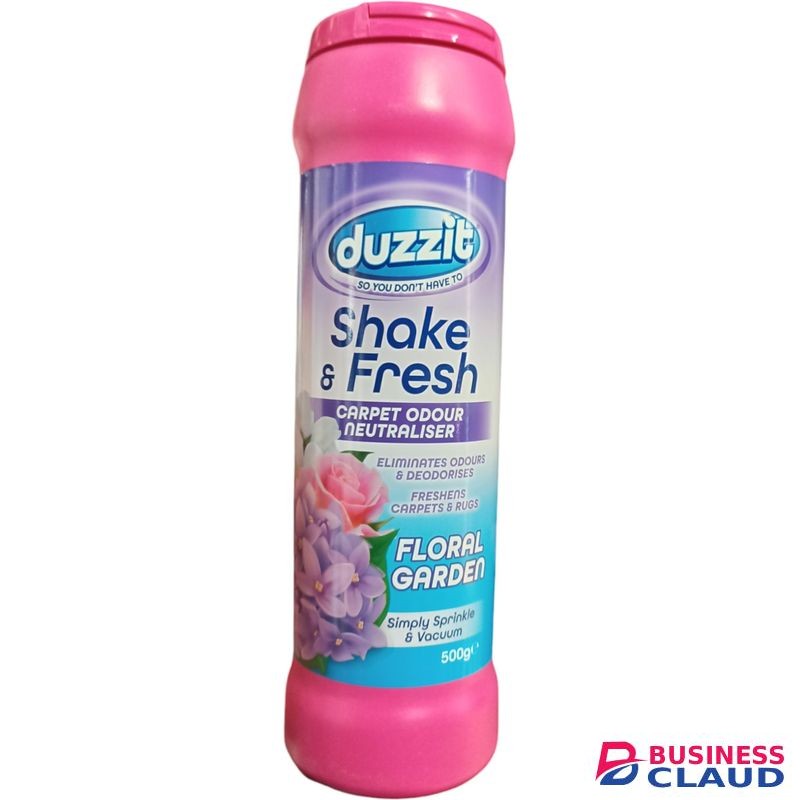 Duzzit Carpet Fresh Odour Neutraliser Powder Floral Garden jm