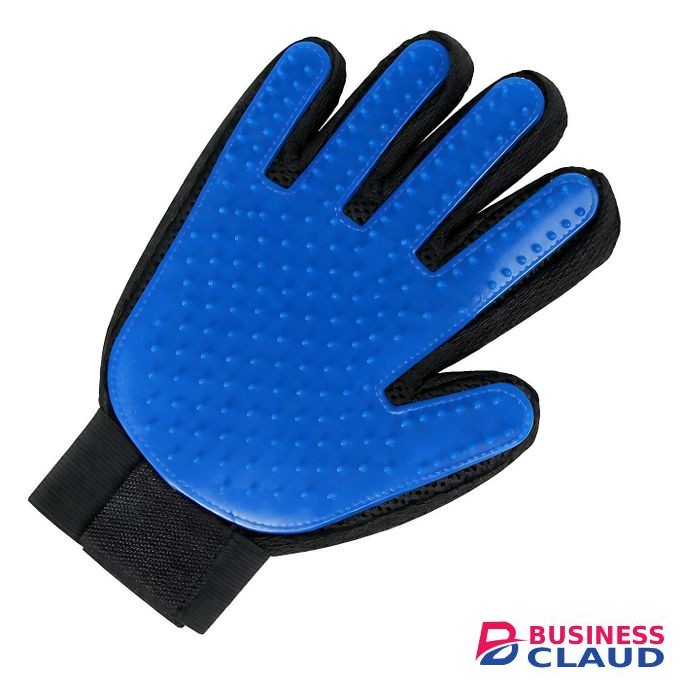 Pet Grooming Glove Right Hand, Silicone Deshedding Massage Glove for Cats and Dogs