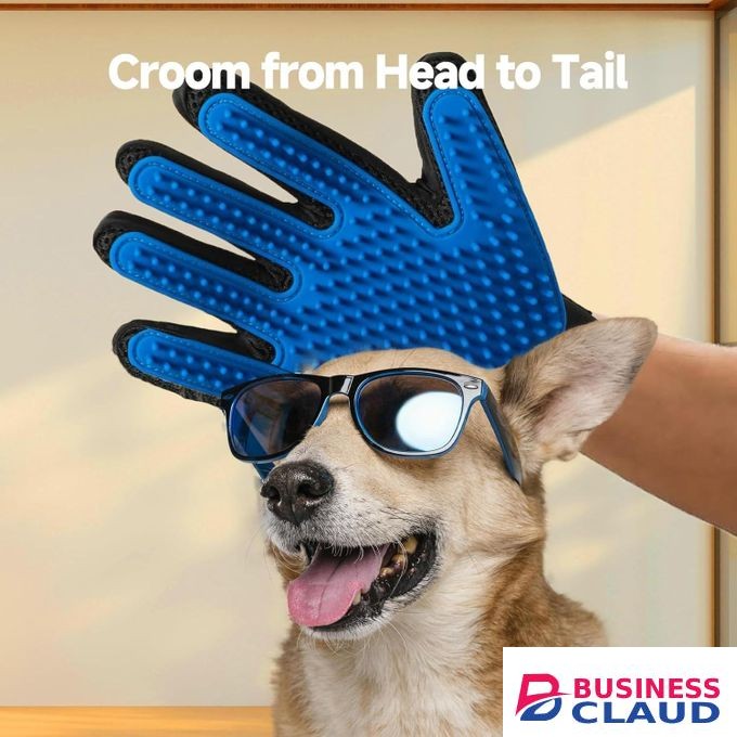 Cat & Dog Grooming Gloves 1 unit for Shedding - Efficient Deshedding Pet Grooming Gloves 2-in-1 Deshedding Brush & Massage Mitt-Safe for Dogs & Cats