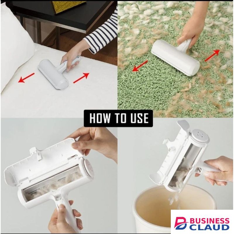 Lint Roller Sticky Cloths Roll Paper Fur/Dust Pet Hair Remover self Cleaning Tool
