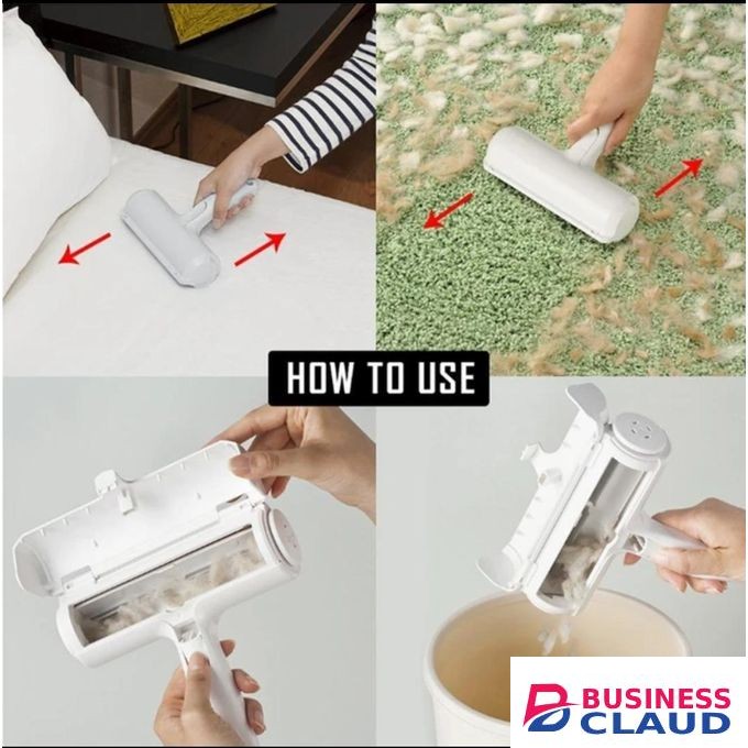 Lint Roller Sticky Cloths Roll Paper Fur/Dust Pet Hair Remover self Cleaning Tool