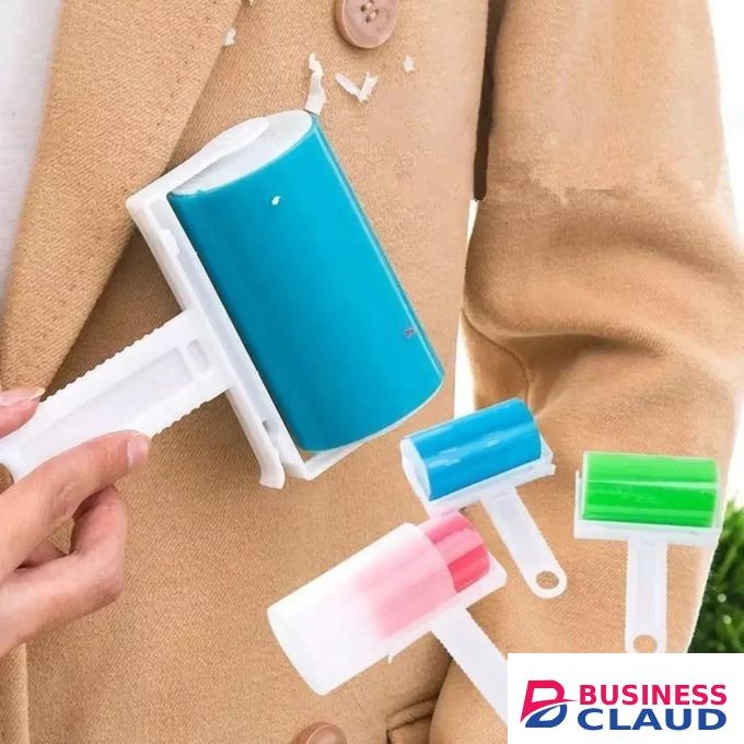 Washable Reusable Gel Lint Roller Sticky Hair Remover, Portable Pet Hair & Dust Remover for Clothes Bedding and Carpets