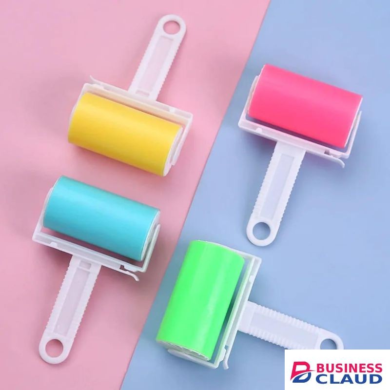 Washable Reusable Gel Lint Roller Sticky Hair Remover, Portable Pet Hair & Dust Remover for Clothes Bedding and Carpets