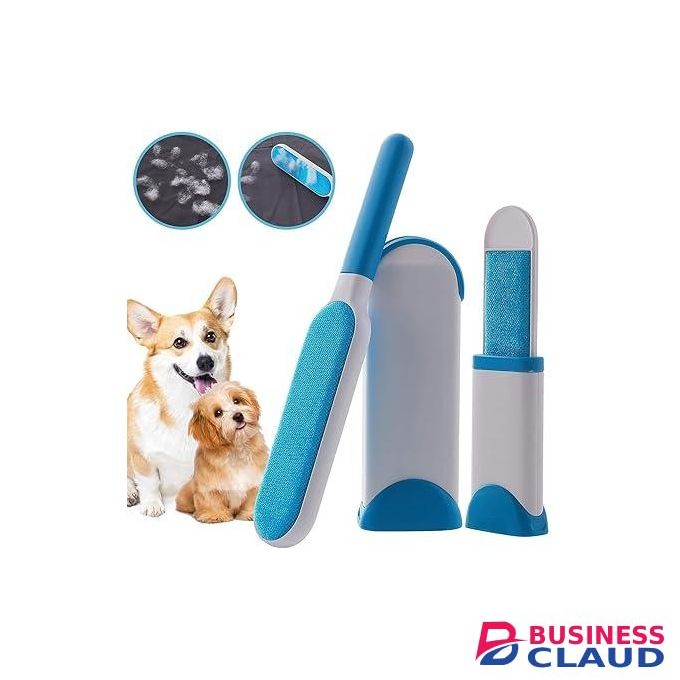Pet Hair Remover Brush, Reusable Rubber Brush For Remove Dog, Cat Hair From Furniture, Car Interiors, Carpet