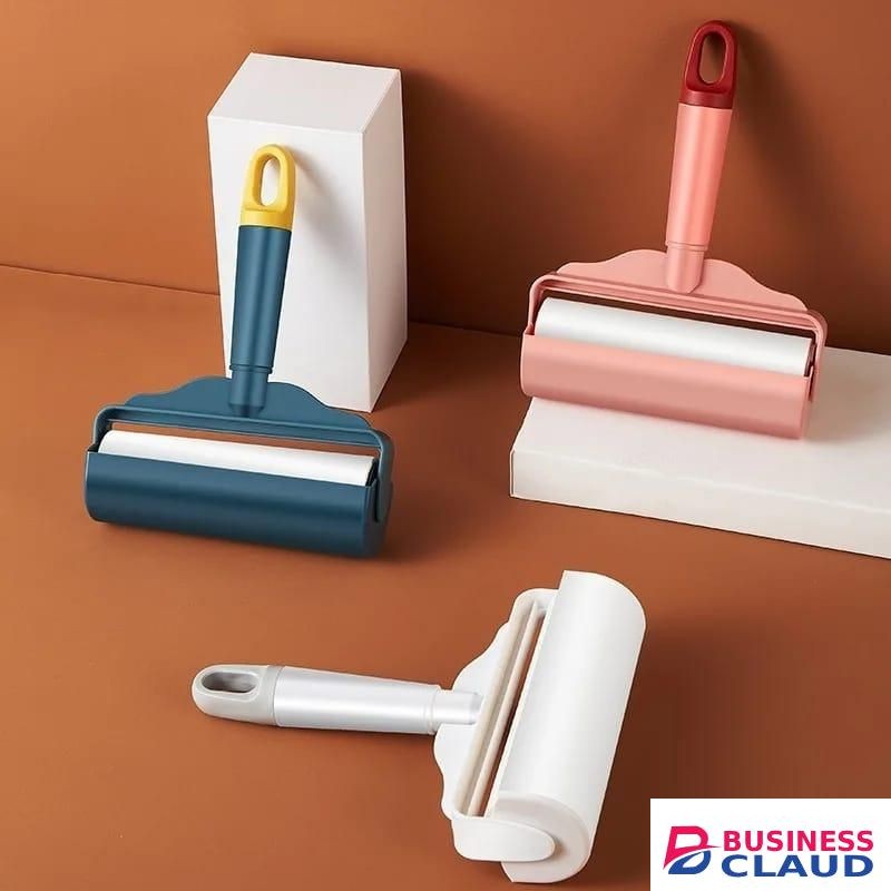 16cm Lint Roller Set Sticky Clothes Roller Brush Dog Cat Pet Hair Remover Roller Furniture Self-cleaning Tools (With Dust Cover)