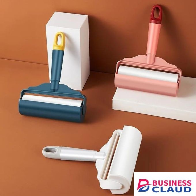 16cm Lint Roller Set Sticky Clothes Roller Brush Dog Cat Pet Hair Remover Roller Furniture Self-cleaning Tools (With Dust Cover)