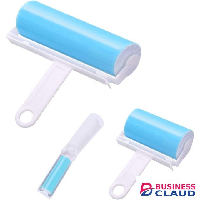 Travel Lint Roller 3 Pack, Washable Lint Roller Reusable Compact Pet Hair Remover Cleaner with Cover for Clothes, Pet Hairs,