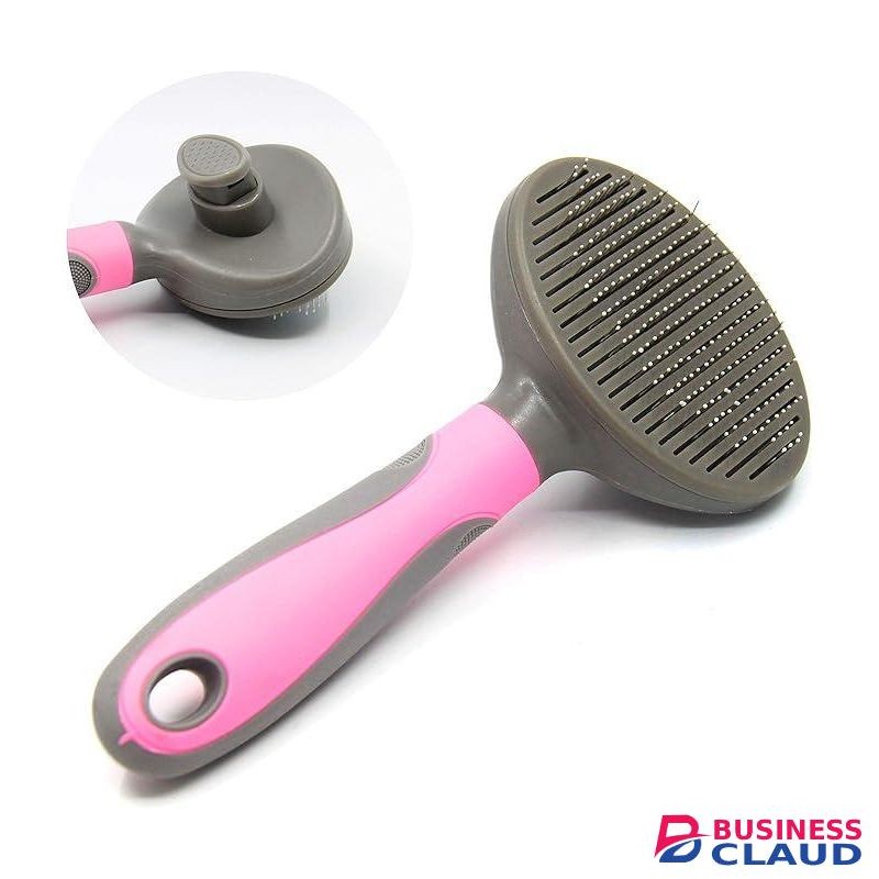Pet Hair Comb Dog Grooming Remover Pet Undercoat Rake, Professional Comb Tool Kit Pet Hair Stripping Tool Dogs and Cats pink and blue