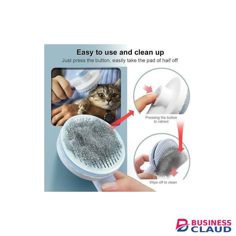 Self cleaning cat /Dog /pet Grooming Desheding hair Removal Brush /comb