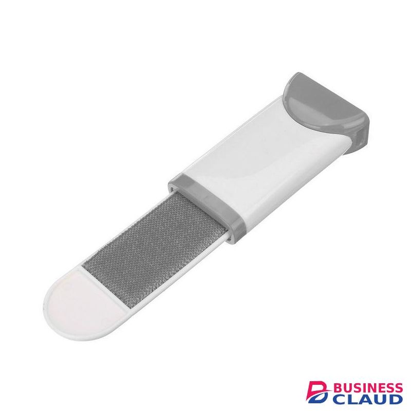 Furs Brush Lint Remover Pet Dog Hair Dust Brusher Clothes Self-Cleaning Travel T Grey
