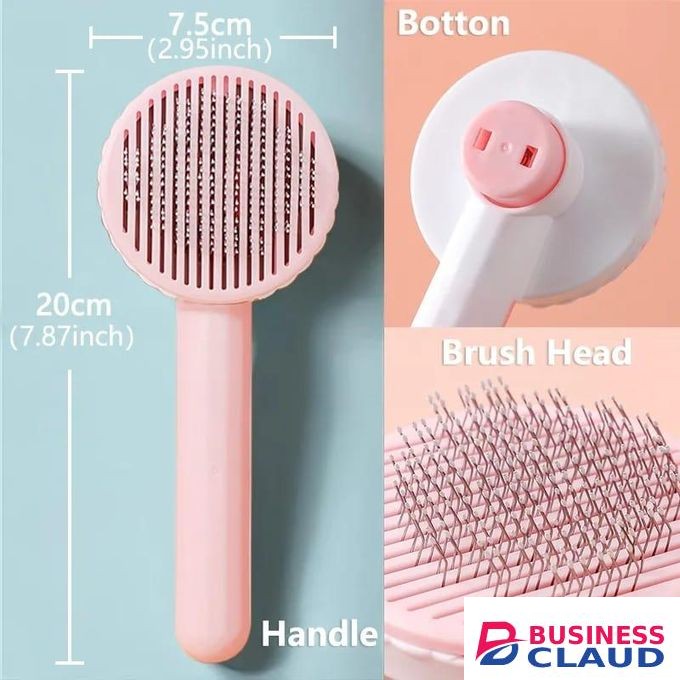 Cat Massage Comb Self Cleaning Dog Hair Remover Comb