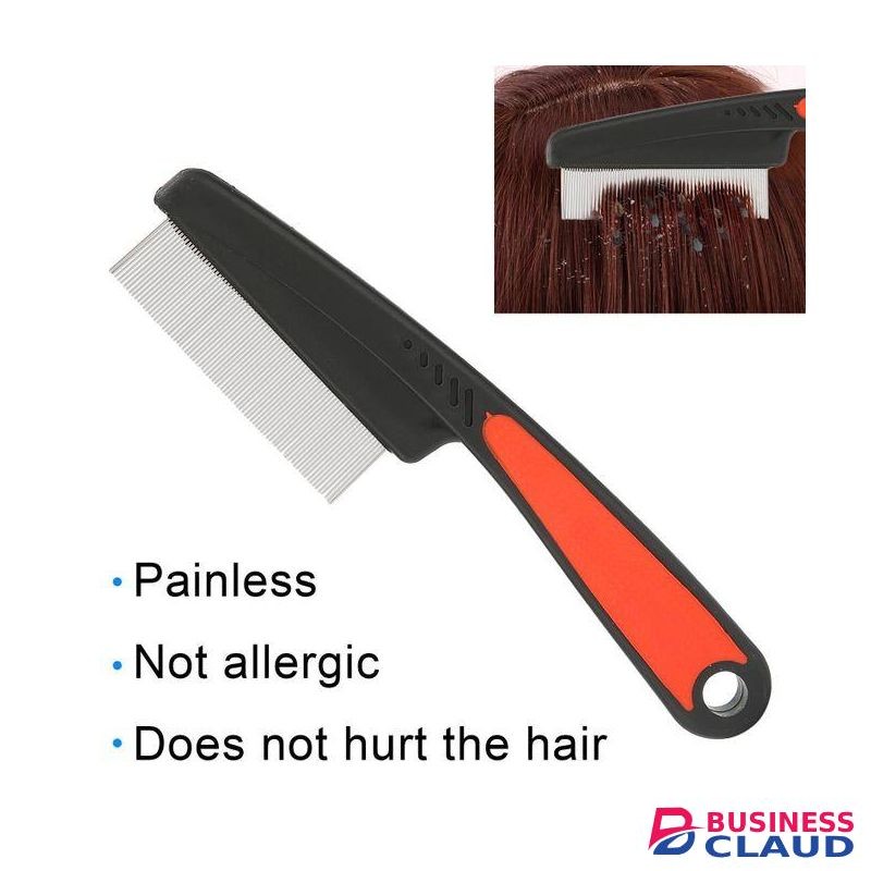 Stainless Steel Fine Tooth Professional Head Lice Nit Removal Hair Comb