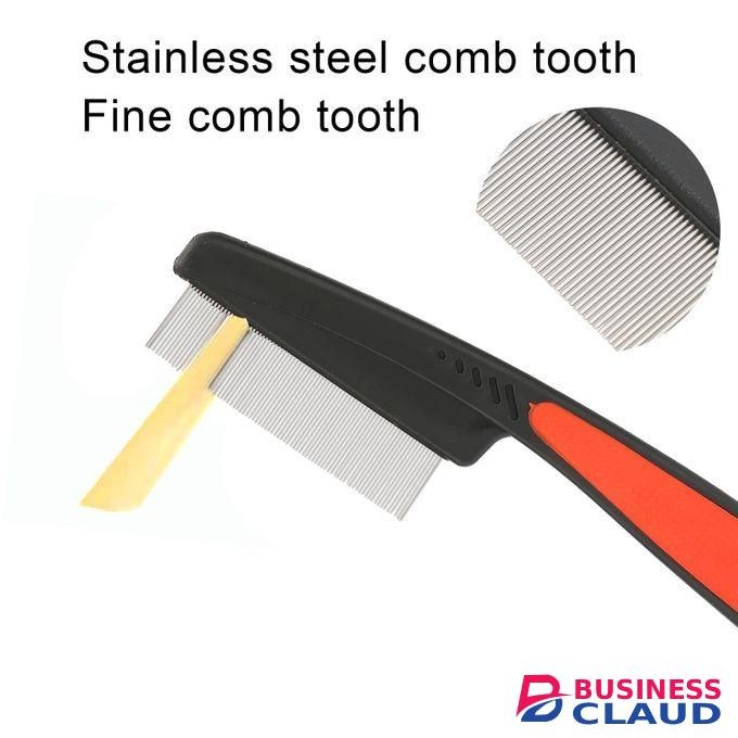 Stainless Steel Fine Tooth Professional Head Lice Nit Removal Hair Comb