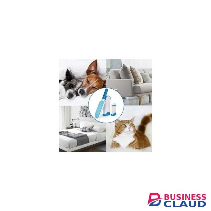 Multi-Purpose Double Sided Self-Cleaning Pet Fur Remover e Clean Brush Set
