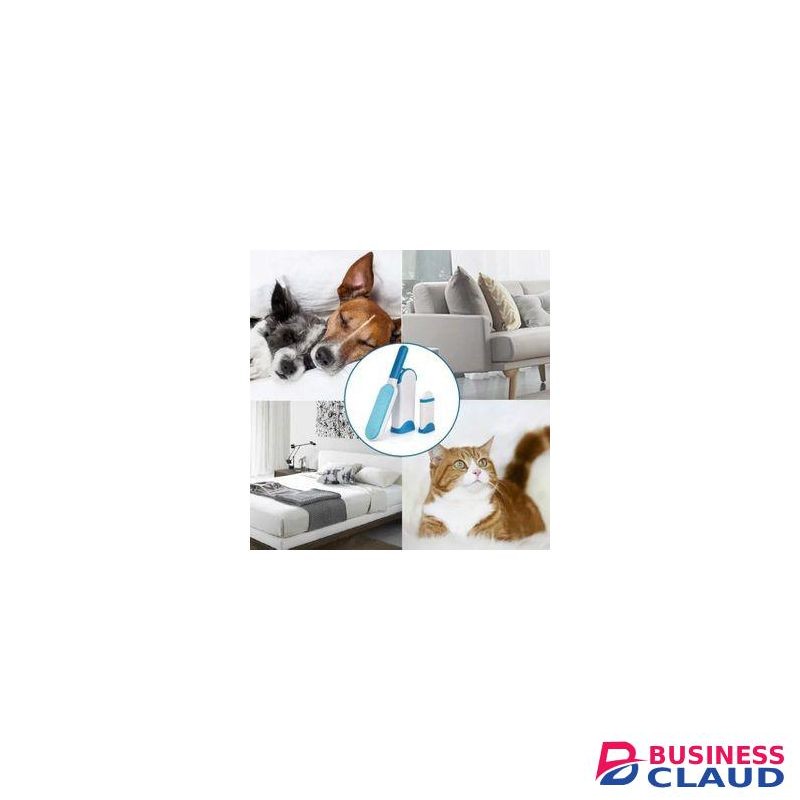Multi-Purpose Double Sided Self-Cleaning Pet Fur Remover e Clean Brush Set