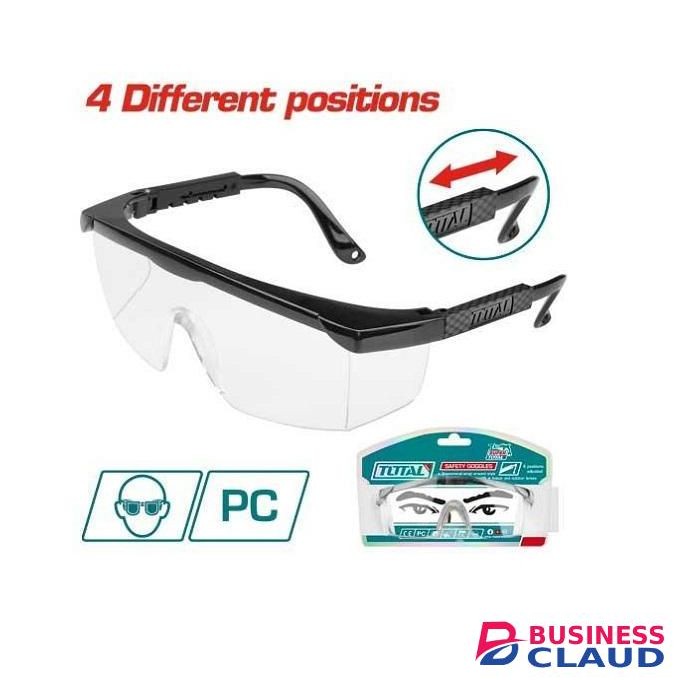 TOTAL Safety Goggles – Transparent Safety Glasses TSP301