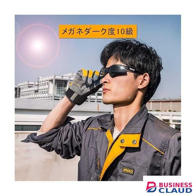 Ingco Safety Goggles Welding Glasses, Light Shielding Glasses, Welding Goggles, Electric Welding Glasses, Protective Goggles, UV Protection, Dark Shade 10