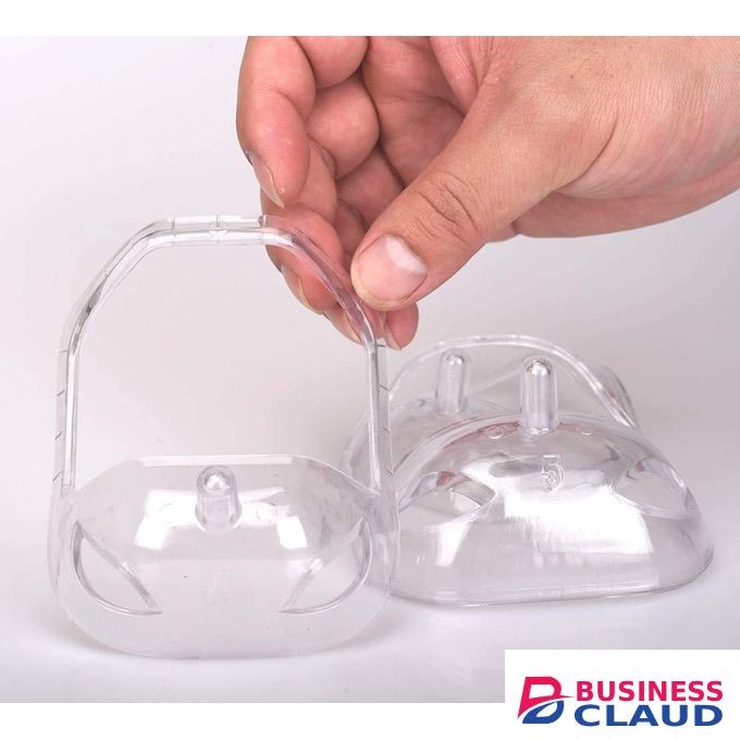 Beard Shaper Goatee Mustache Grooming Tool Face Hair Styling Template for Man - Transparent - 5 PCS/Set (Transparent)