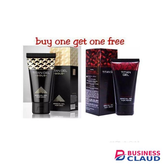 Titan Gel 2 in 1 Black Men Penis Enlargement Gel - 2 in 1