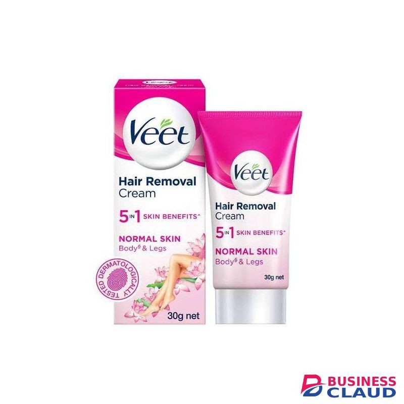 Veet Hair Remover Wax Strip Kit With Shea Butter For Normal Skin