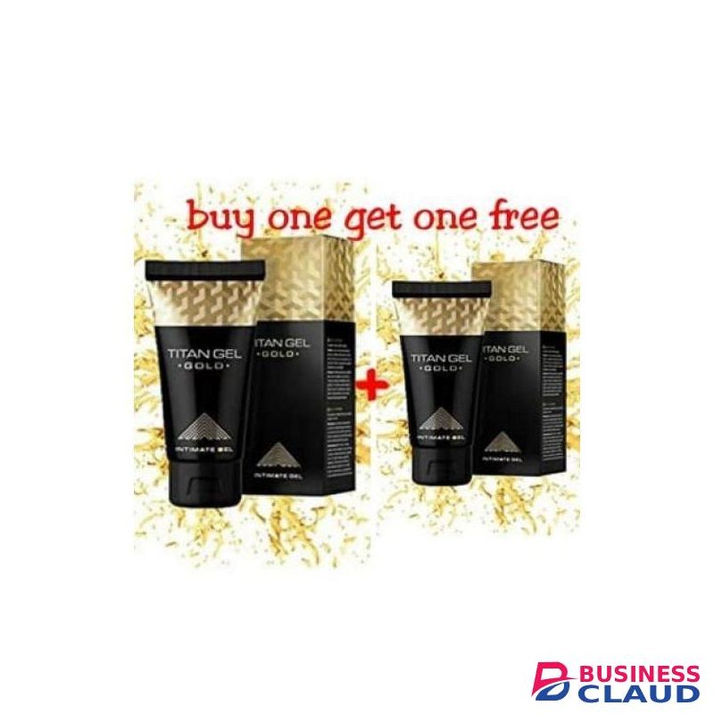 Titan Gel Gold + FREE Titan Gold Penis Enlargement Gel - 2 Gold pcs