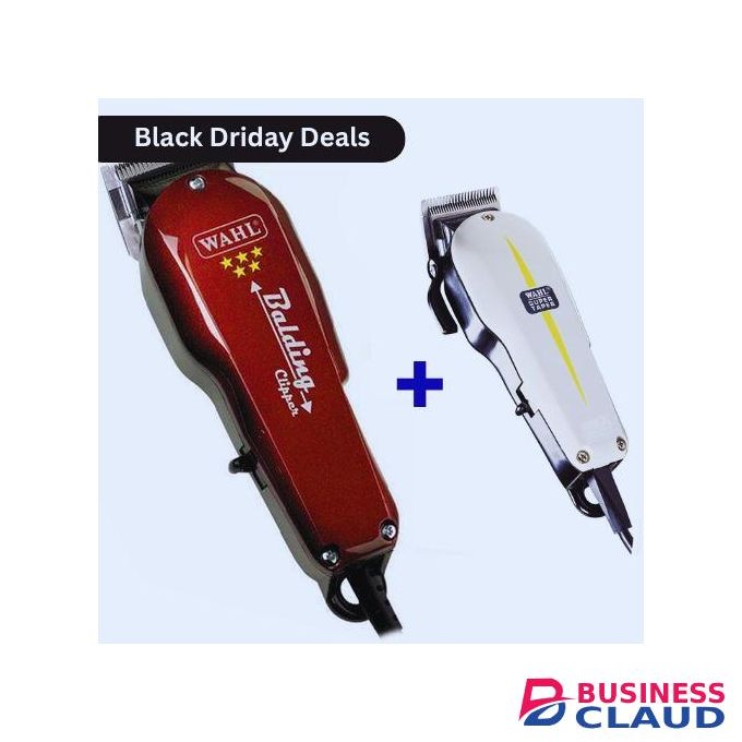 Wahll Professional Balding, Hair Cut + Super-Taper Shaving Machine - Kinyozi Machine Combo