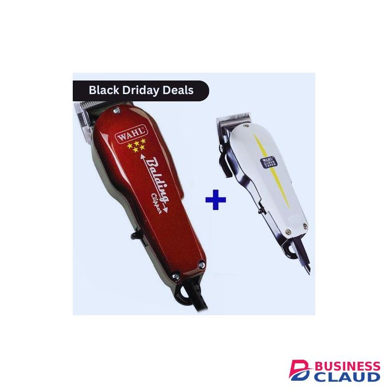 Wahll Professional Balding, Hair Cut + Super-Taper Shaving Machine - Kinyozi Machine Combo