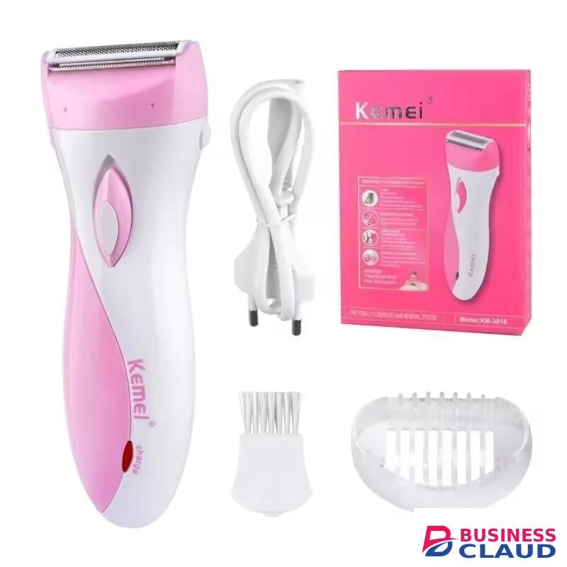 Kemei Rechargeable Hair Removal Shaving Machine for Ladies