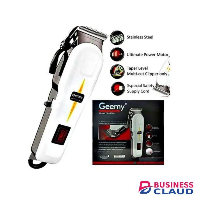 Geemy NEW ARRIVAL: BEST ELECTRIC HAIR CUT MACHINE FOR MEN – HOME & KINYOZI SHAVER, BEARD TRIMMER, CORDLESS T-UP TRIMMER WITH INDICATOR – SUITABLE FOR STUDENTS, ADULTS & BUSINESS