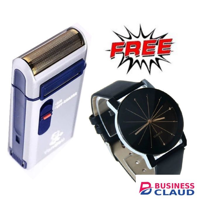 Yandou Rechargeable Smoother And Shaver + Free Watch
