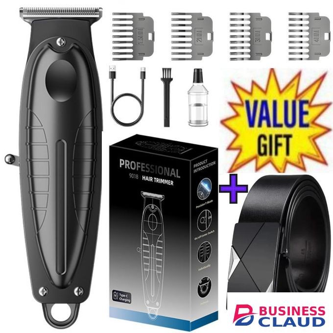 Affordable Barber Shaving Machine-Kinyozi // Shaver // Kinyozi // Best Kinyozi // BEST Rechargeable Smooth Hair Shaving Machine +Free Leather Belt