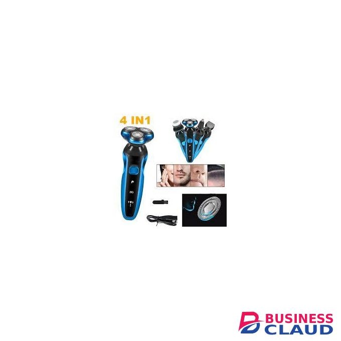 Leomax 3-in-1 Electric Rotary Shaver, 4D Touch Smoother Shaving Machine, Electric Rotary Shaver, Rechargeable Shaver,3-Head Electric Razor