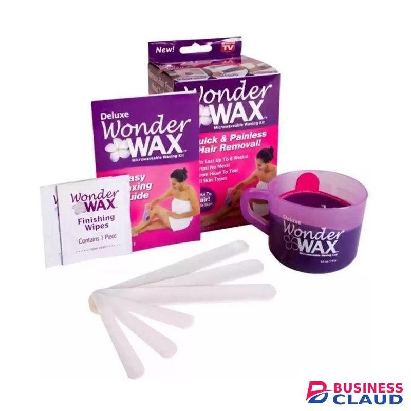 Wonder Wax Microwaveable Waxing Kit Quick & Painless Hair Removal