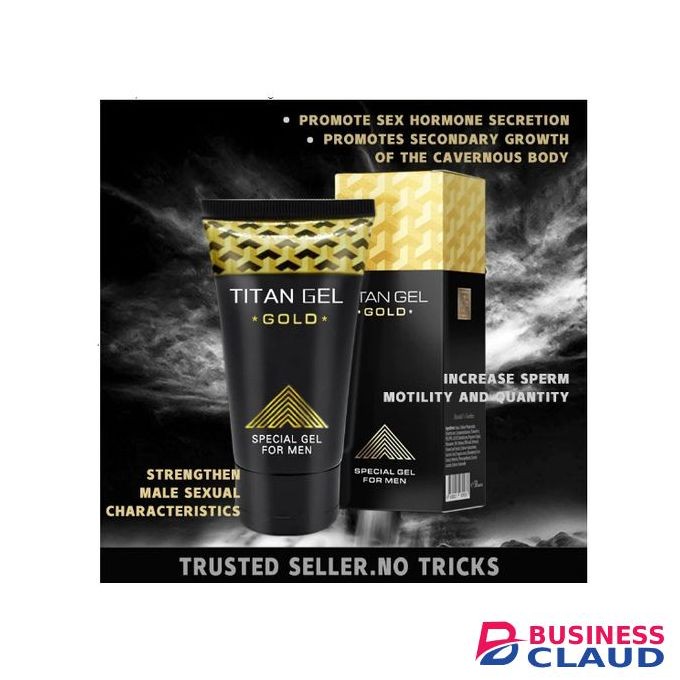 Titan Gel New Men's Enlargement & Lubricating Gel Gold