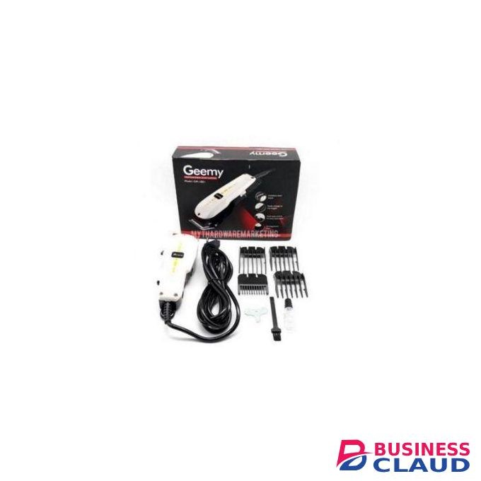 Geemy BERBERSHOP AND SALON BEST PROFESSIONAL HAIR SHAVING ELECTRIC HAIR KINYOZI MACHINE + FREE DECORATING SNAKE LIGHT + BELT