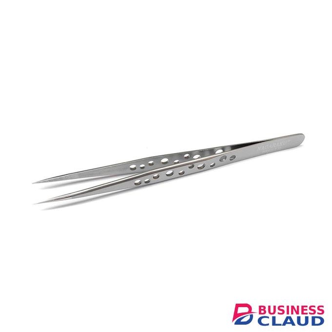 Straight Pointed Precision Tweezers with Holes