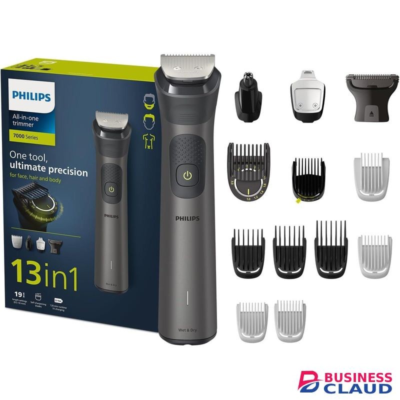 Philips All-in-One Trimmer MG7920/15 13-in-1 Face, Hair & Body Grooming Nose & Ear 120min Cordless, Showerproof