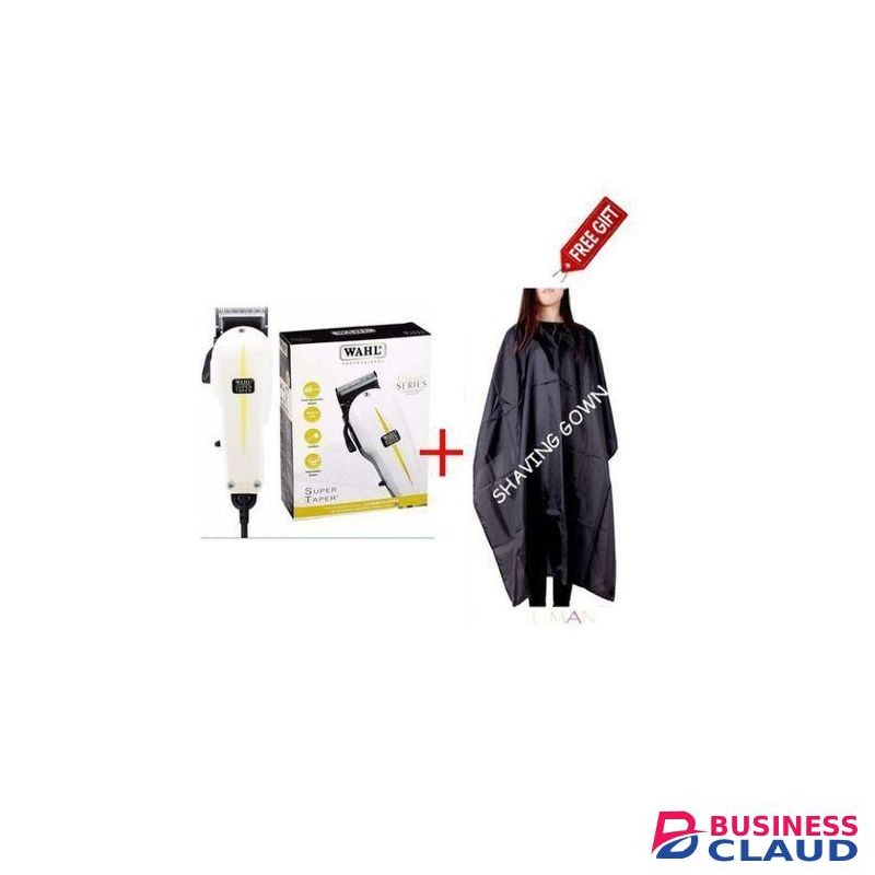 Super-Taper Hair Shaving Machine + Shaving Gown