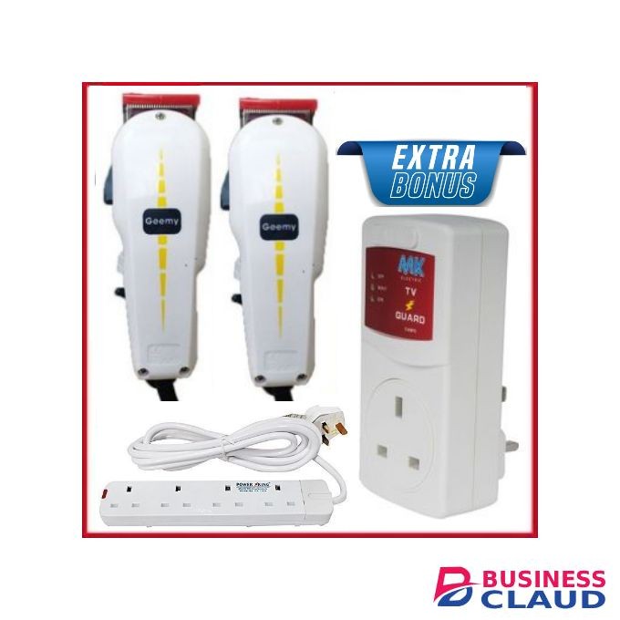 Geemy 2 Heavy Duty Shaving Machine-Kinyozi + Free Tv Guard &